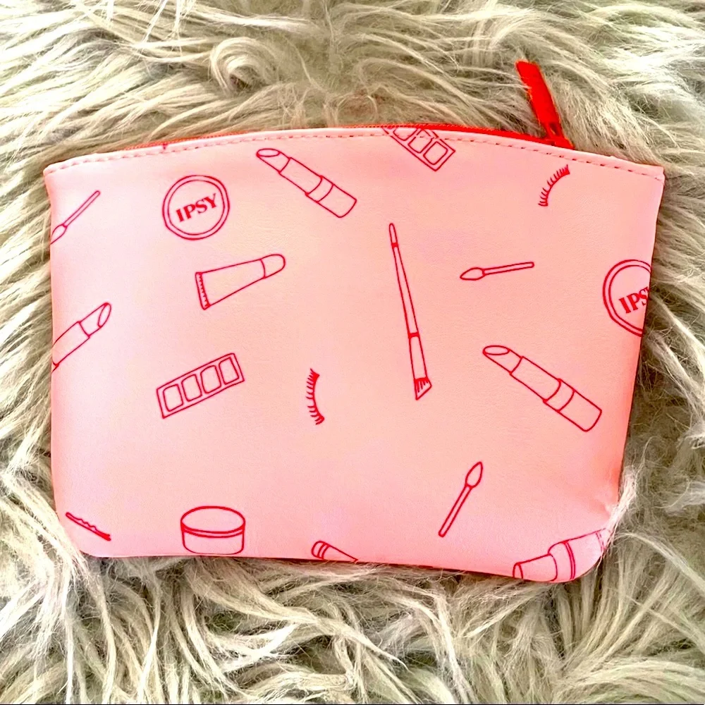 Ipsy Pink Glam Bag Cosmetic Bag